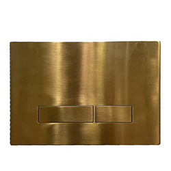 PLAQUE POUR WC SUSPENDU OR ROSE BROSSE