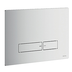 PLAQUE POUR WC SUSPENDU CHROME