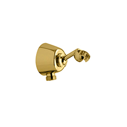 #SUPPORT MURAL A ROTULE LAITON AVEC PRISE D'EAU MM1/2" DORE***FIN DEF