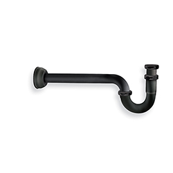SIPHON DE LAVABO FORME S 1"1/4 NOIR
