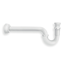 SIPHON DE LAVABO FORME S 1"1/4 BLANC