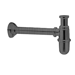 SIPHON BOUTEILLE POUR LAVABO METAL BROSSE