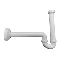 SIPHON LAVABO BLANC