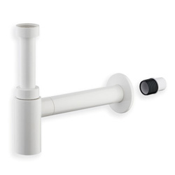 SIPHON LAVABO DROIT ABS BLANC