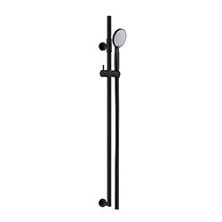 ENSEMBLE BARRE DE DOUCHE ALISSO DOUCHETTE 3 JETS BLACK MAT