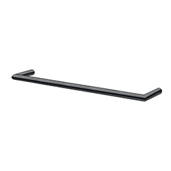 PORTE SERVIETTE AMBIENTE 45 CM CHROME NOIR BROSSE
