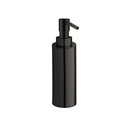 DISTIBUTEUR DE SAVON LIQUIDE A POSER AMBIENTE CHROME NOIR