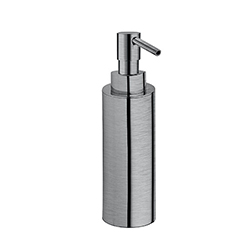 DISTIBUTEUR DE SAVON LIQUIDE A POSER AMBIENTE METAL BROSSE 