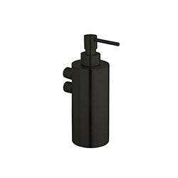 DISTRIBUTEUR DE SAVON INOX CHROME NOIR BROSSE
