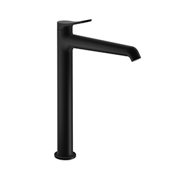 MITIGEUR LAVABO HAUT AVEC VIDAGE UP&DOWN® BLACKMAT