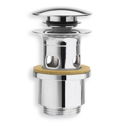 BONDE UP&DOWN® NF LAVABO AVEC TROP PLEIN 25-49 MM CHROME