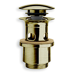 BONDE UP&DOWN® LAVABO AVEC TROP PLEIN 25-49 MM VIEUX BRONZE