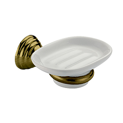 PORTE SAVON MUSEO CERAMIQUE VIEUX BRONZE MAT