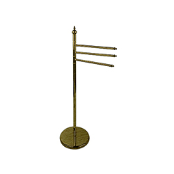 #PORTE SERVIETTE MUSEO SUR PIED VIEUX BRONZE