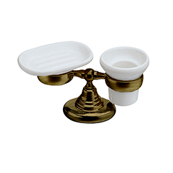 PORTE SAVON / PORTE VERRE MUSEO A POSER VIEUX BRONZE***FIN