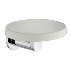 #PORTE SAVON EN CERAMIQUE CARMEN CHROME