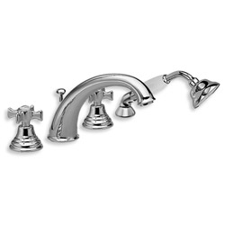 BAIN/DOUCHE CHAMBORD 4 TROUS SUR GORGE CHROME