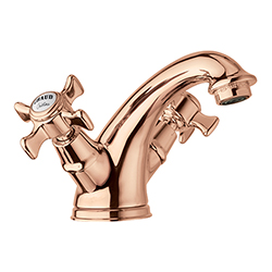 #LAVABO CHAMBORD OR ROSE + VIDAGE PVD***/FIN
