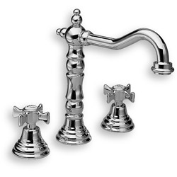LAVABO CHAMBORD 3 TROUS BEC POTENCE CHROME +VIDAGE