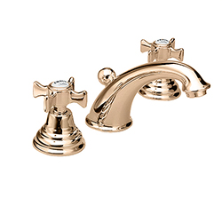 #LAVABO CHAMBORD 3 TROUS OR ROSE + VIDAGE PVD***/FIN