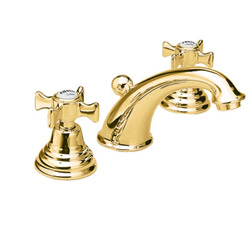 LAVABO CHAMBORD 3 TROUS DORE +VIDAGE