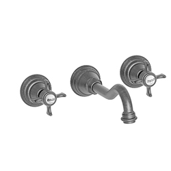 LAVABO CHAMBORD MURAL 3 TROUS METAL BROSSE***DEF CH242