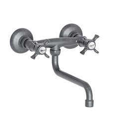 EVIER CHAMBORD MURAL BEC DESSOUS MOBILE METAL BROSSE