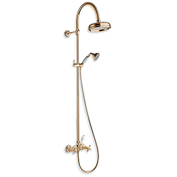 #COLONNE DE DOUCHE CHAMBORD RETRO COMPLETE OR ROSE PVD