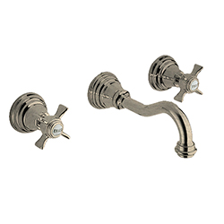 LAVABO MELANGEUR MURAL CHAMBORD S/MECANISME A/V UP&DOWN® METAL BROSSE