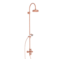 #COLONNE DE DOUCHE CHAMBORD RETRO THERMO OR ROSE BR**FIN NE PLUS CDES