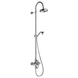 COLONNE DE DOUCHE CHAMBORD RETRO THERMOSTATIQUE COMPLETE CHROME