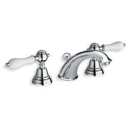 LAVABO 3 TROUS CANOVA ELITE BEC COULE CHROME AVEC VIDAGE