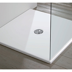 #RECEVEUR DOUCHE ACRYLIQUE BLANC 8080H3 ANTIGLISSE***