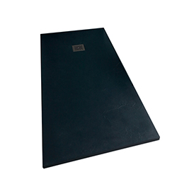 #RECEVEUR DOUCHE MARMORESINA ANTHRACITE 90160H30