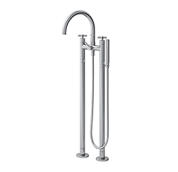 MELANGEUR BAIN DOUCHE SUR PIED CROSS ROAD CHROME