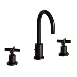 LAVABO CROSS ROAD 3 TROUS + VIDAGE BLACKMAT