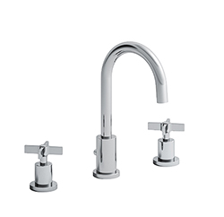 LAVABO CROSS ROAD 3 TROUS + VIDAGE CHROME