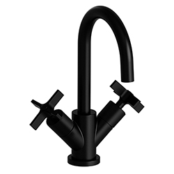 LAVABO CROSS ROAD MELANGEUR MONOTROU + VIDAGE BLACKMAT