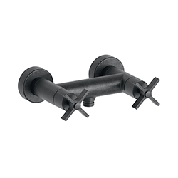 #DOUCHE CROSS ROAD CHROME NOIR BROSSE