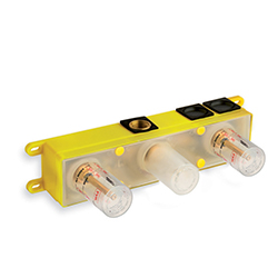 CORPS ENCASTRE LAVABO MELANGEUR 3 TROUS POUR BEC CENTRAL