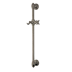BARRE DE DOUCHE CHARLESTON RETRO SEULE D20 H60 CM METAL BROSSE