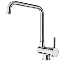 EVIER CUCINA BEC BASCULANT CHROME HAUTEUR SOUS FENETRE= 7 CM