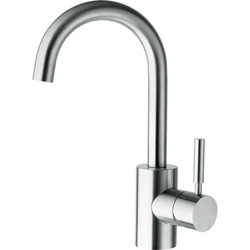 LAVABO TRIVERDE BEC HAUT MOBILE CHROME + UP&DOWN® LAITON