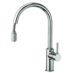 EVIER CUCINA BEC HAUT AERATEUR AMOVIBLE CHROME