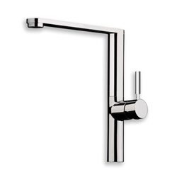 #EVIER CUCINA DESIGN BEC HAUT CARRE ORIENTABLE CHROME***FIN