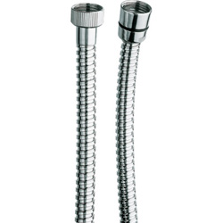 FLEXIBLE DOUBLE AGRAFAGE LAITON FF1/2" 150 CM CHROME