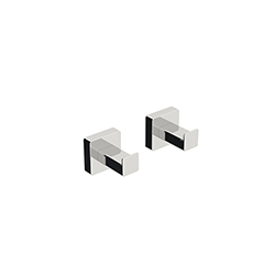 PAIRE DE PATERES CHROME
