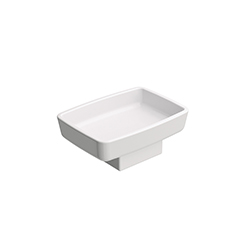 PORTE SAVON CERAMIQUE BLANC BRILLANT