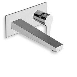 #LAVABO MURAL DIARIO AVEC PLAQUE BEC 20 CM CHROME