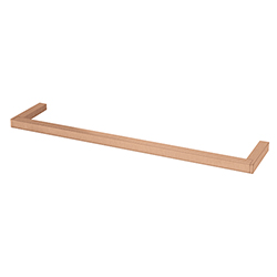 PORTE SERVIETTE DOMINO 45 CM OR ROSE BROSSE